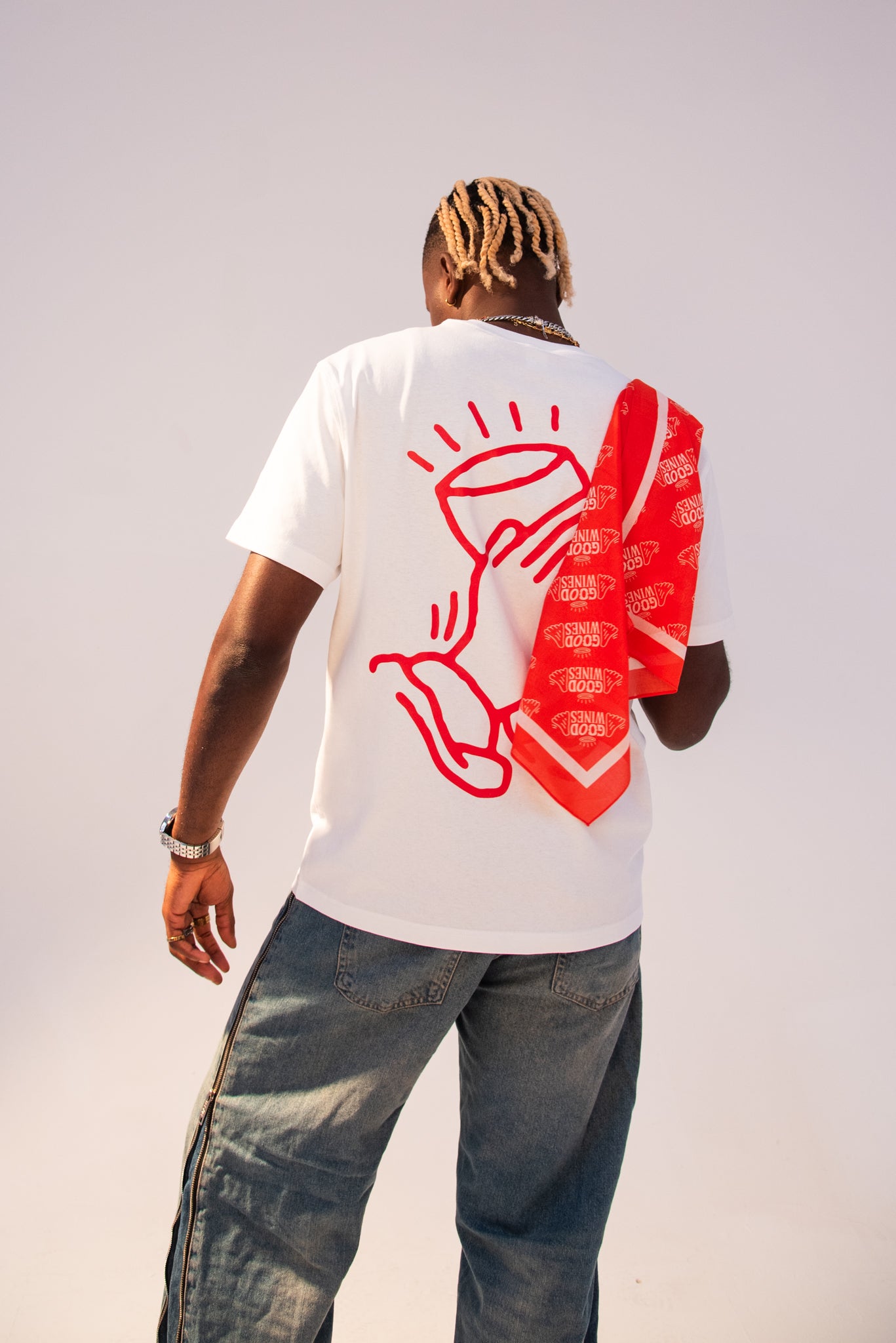 Prayer Hands Good Wines T-Shirt